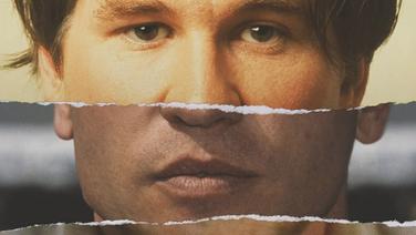 A close-up portrait of Val Kilmer composited from multiple photographs.